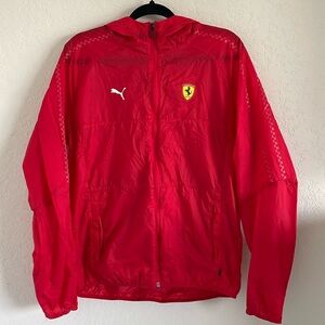 Puma Red Windbreaker Jacket